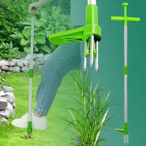 Stāvus lietojams nezāļu ravētājs – 91 cm, 3 zaru rotācijas mehānisms, bez pieliekšanās | SPINOUT