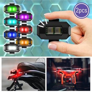 Uzlādējamas gaismas transportlīdzekļiem (2 gab.) | STROBIES