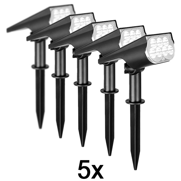 5x Āra saules enerģijas prožektors | SPOTIKE