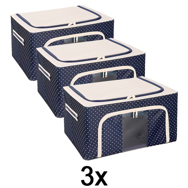 3x Garderobes glabāšanas kaste | STACKBOX