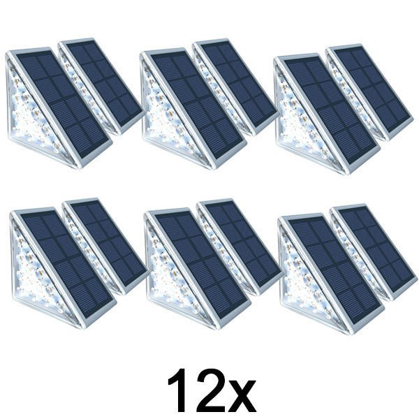 6x Ūdensizturīga saules lampa (2 gab.) | LUMOSTEP