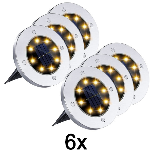 2x Āra saules grīdas gaismas (3 gab.) | LUMIGARD