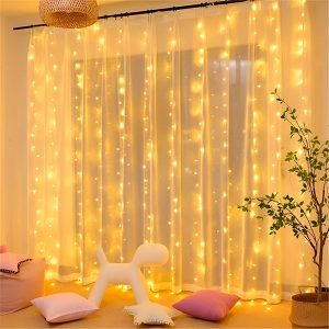 Ziemassvētku LED gaismas aizkars - | CURLIGHT